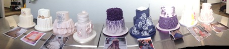 Our finished cakes with inspiration pictures